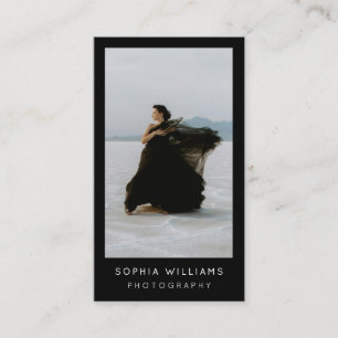 Modern Minimal Professional 2 Photo Business Card