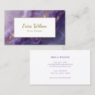 Modern Minimal Professional Agate  Business Card