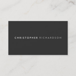 MODERN & MINIMAL Professional Business Card