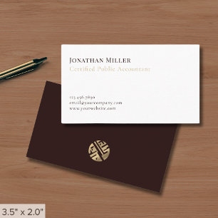 Modern Minimal Professional Business Card