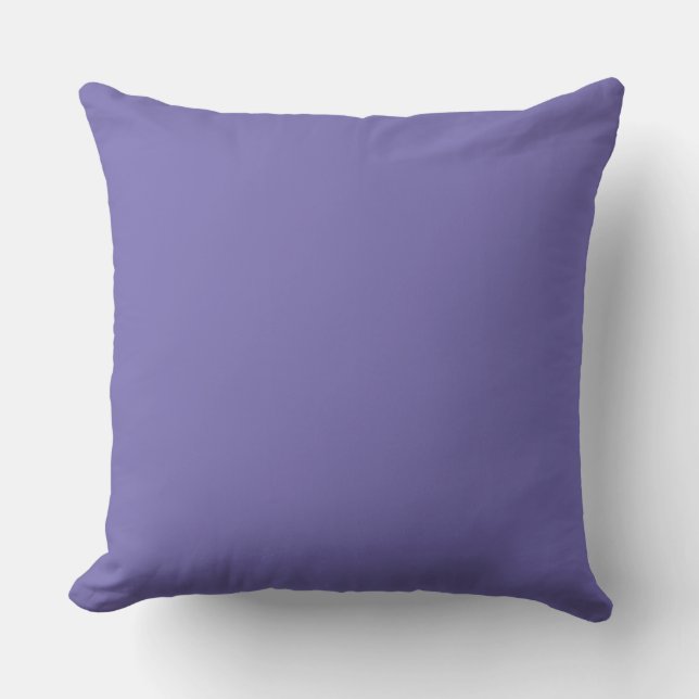 Modern Minimal Purple Solid Colour Cushion (Front)