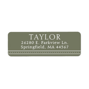  Modern Minimal Return Address Labels