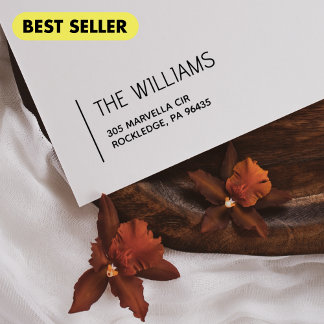 Modern & Minimal Return Address Self-inking Stamp