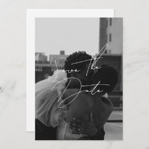 Modern Minimal Save the Date Invitation