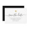 Modern Minimal Script Gold Vow Renewal