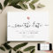 Modern Minimal Script Rose Gold Vow Renewal