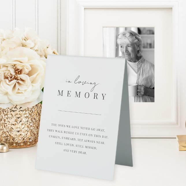 Modern Minimal Script Wedding Memorial (Creator Uploaded)