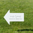 Modern Minimal Script Wedding This Way