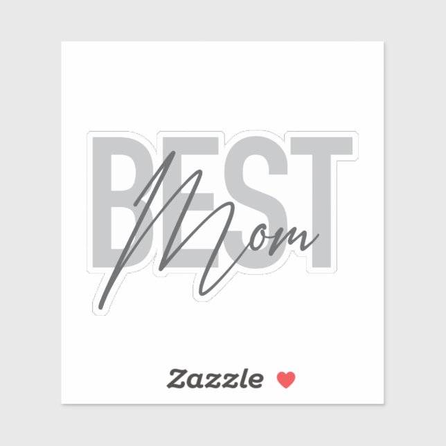 Modern, minimal, simple, cool design of Best Mum (Sheet)