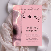 Modern, Minimal, Simple Dusty Rose Wedding