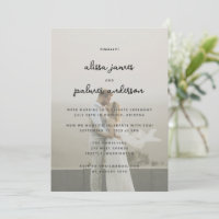 Modern Minimal Simple Elopement Reception