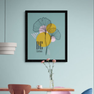 Modern Minimal Simple Line Art Quote Poster