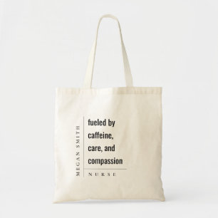 Modern Minimal Simple Nurse Healthcare Gift Tote Bag