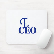 Modern Minimal The CEO Blue
