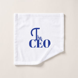 Modern Minimal The CEO Blue Wash Cloth