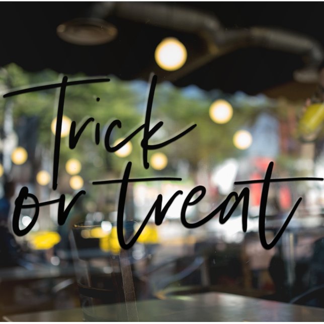 Modern Minimal Trick And Treat | Happy Halloween (Creator Uploaded)