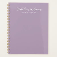 Modern Minimal Typography Casual Script Plum