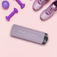 Modern Minimal Typography Casual Script Plum