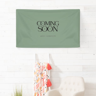 Modern minimal typography simple 60th birthday ban banner