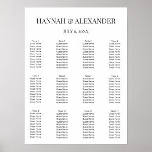 Modern Minimal Wedding Welcome Sign