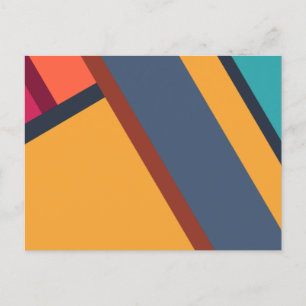 Modern Minimalism Abstract Art Postcard