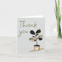 Modern minimalism hand-drawn sketch style plant