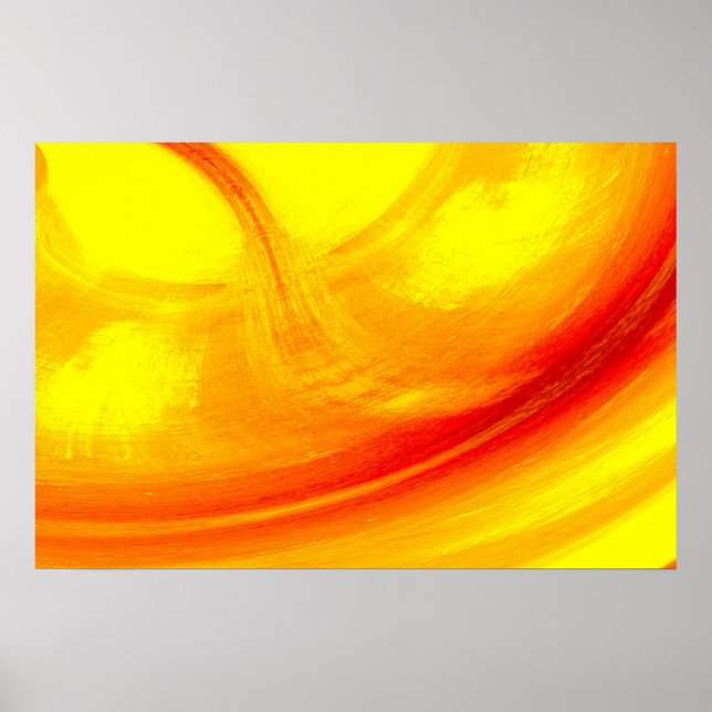 Modern Minimalist Abstract Art Print Poster (Front)