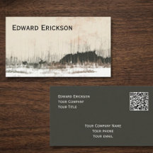 Modern minimalist abstract landscape