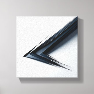 Modern Minimalist Abstract Sharp Vector - 3D Canvas Print