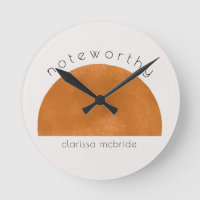 Modern Minimalist Abstract Sun Personalised 