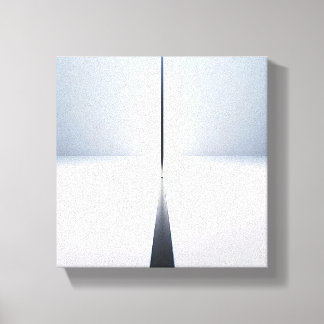 Modern Minimalist Abstract Vertical Beam - 3D Canvas Print