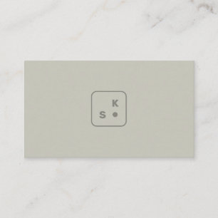 Modern Minimalist Architect Contractor Designer Business Card