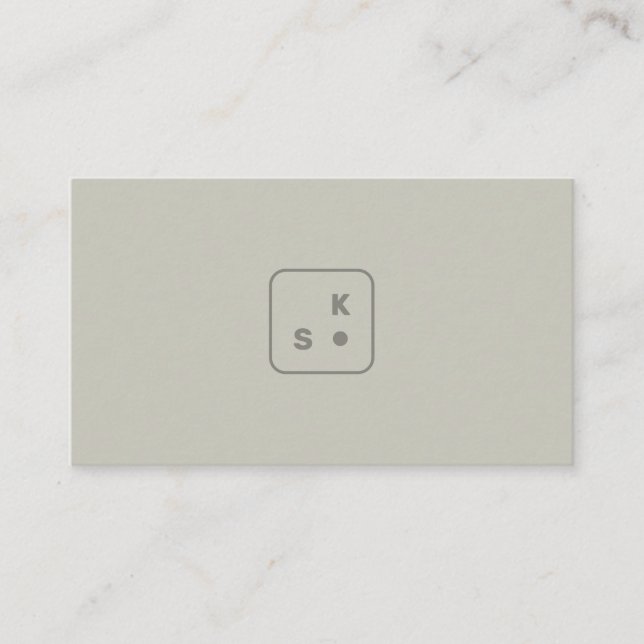 Modern Minimalist Architect Contractor Designer Business Card (Front)