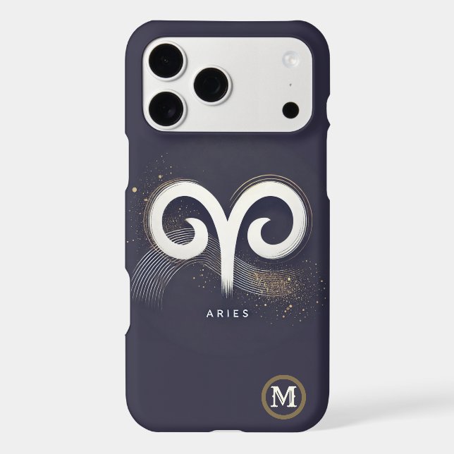 Modern Minimalist Aries Symbol Case-Mate iPhone Ca (Back)