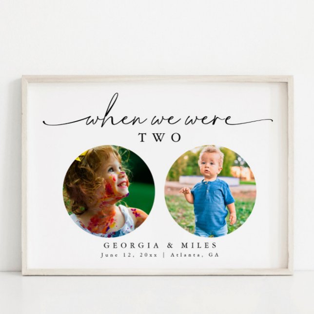 Modern Minimalist Baby Picture Table Number (Creator Uploaded)