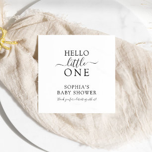 Modern Minimalist Baby Shower Napkins