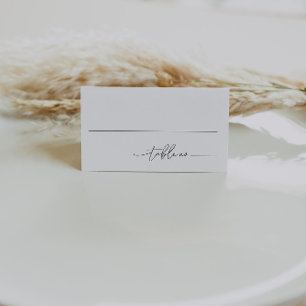 Modern Minimalist Baby Shower Place Cards