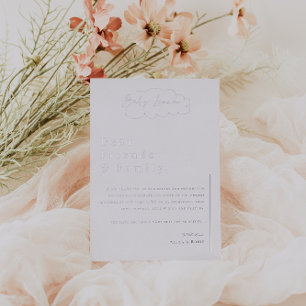 Modern Minimalist Baby Shower Thank You