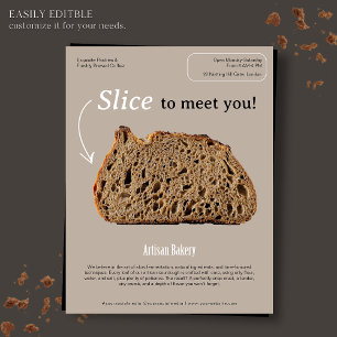 Modern Minimalist Bakery Flyer