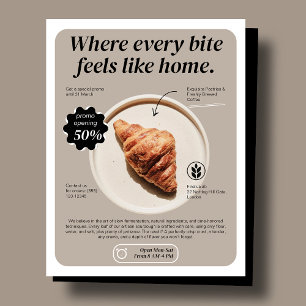 Modern Minimalist Bakery Flyer