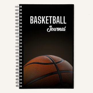 Modern Minimalist Basketball Sports Notebook