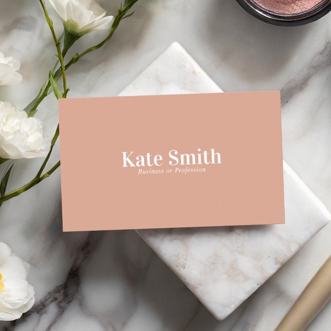 Modern Minimalist Beige Business Card (Creator Uploaded)