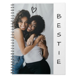Modern Minimalist BFF Bestie Notebook