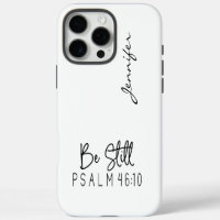 Modern Minimalist Bible Verse Psalm 46:10 iPhone
