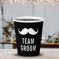 Modern Minimalist Big Bold Black Bachelor Party