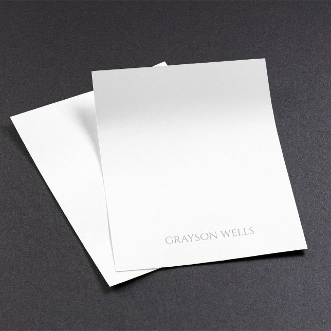 Modern Minimalist Black and Grey Professional Notepad (Modern Minimalist Black and Grey Professional Notepad)