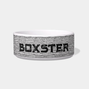 Modern Minimalist black and white Pet Bowl