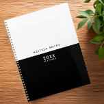 Modern Minimalist Black and White Planner<br><div class="desc">Modern Minimalist Black and White Planner</div>