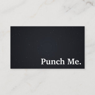 Modern Minimalist Black Chalkboard Loyalty Card