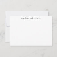 Modern Minimalist Black White Typewriter Font